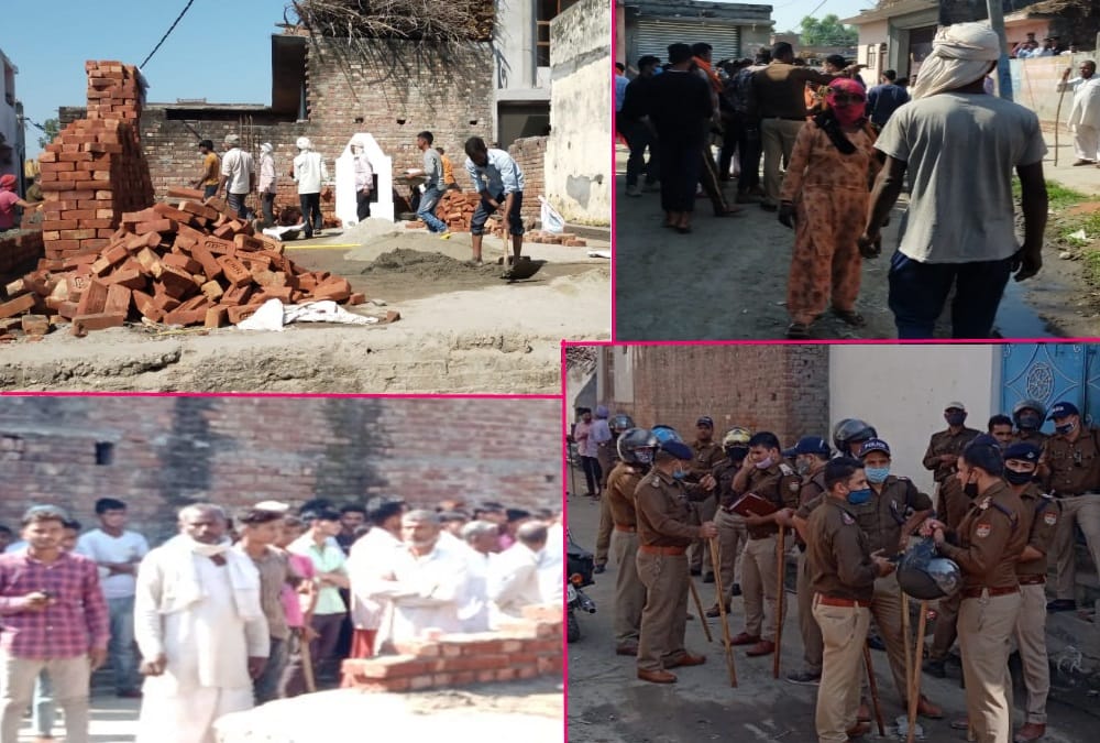 Roorkee Latest news: Ruckus and Stone pelting between two communities for construction of religious places