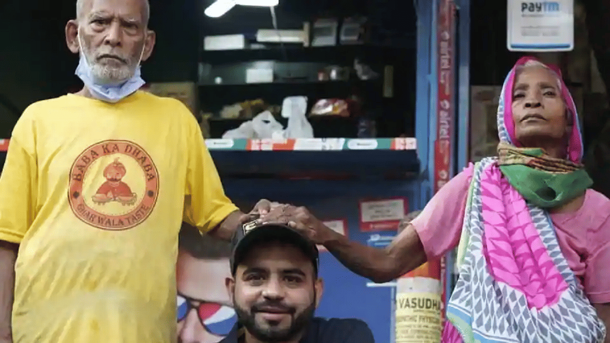 Baba Ka Dhaba Kanta Prasad and youtuber Gaurav Vasan dispute ended Social Media Viral