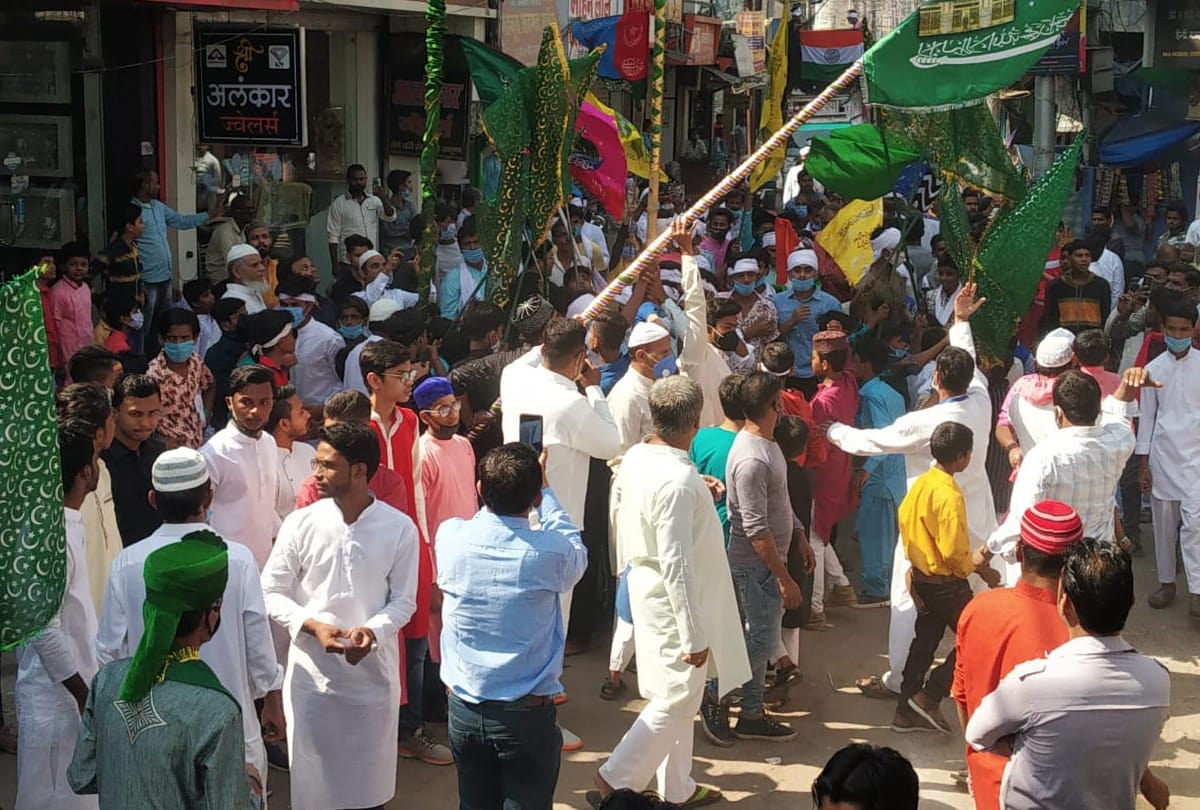 Eid Miladun Nabi 2020 today Procession removed on prophet mohammed birthday celebrated in gorakhpur