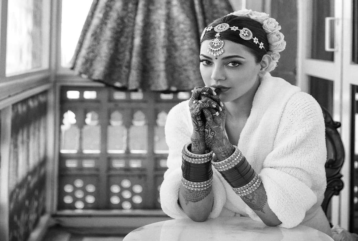 Kajal Aggarwal and Gautam Kitchlu Marriage first photo viral on social media