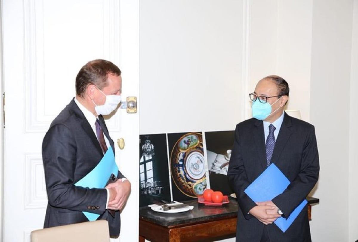 Foreign Secretary Harsh Vardhan Shringla met Emmanuel Bonne, Diplomatic Advisor to French President Emmanuel Macron