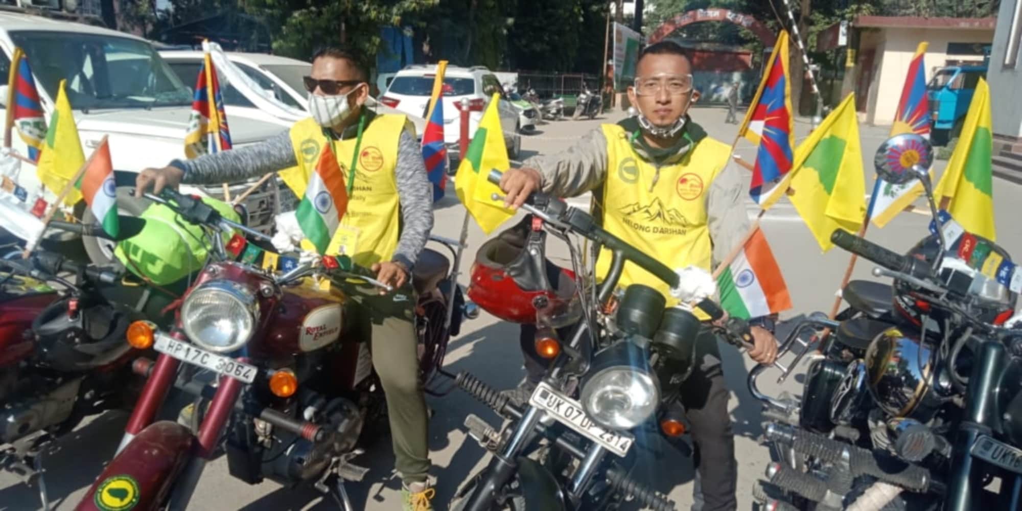 Dehradun: car and bike rally for Nelang Valley as a mark of respect to soldiers