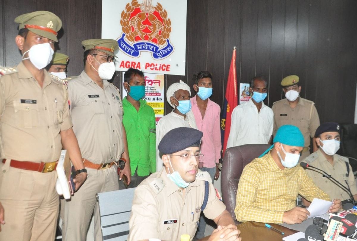 agra woman murder case police sent accused to jail