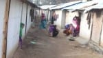 जम्मू में रोहिंग्या मुस्लिमों की झुग्गियां।