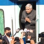 मालदा स्टेशन पर राज्यपाल जगदीप धनखड़