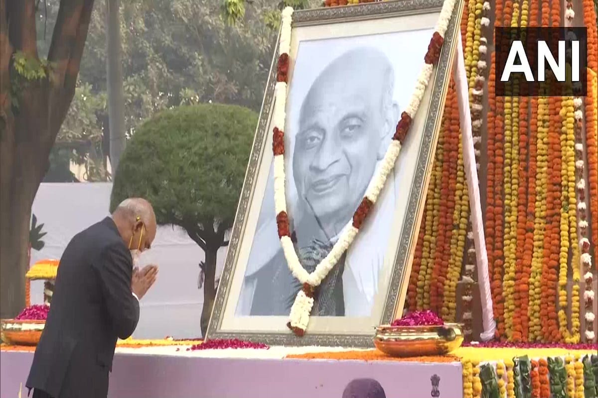 Sardar Vallabhbhai Patel birth anniversary: Ram Nath Kovind Narendra Modi Venkaiah Naidu Amit Shah pay tribute