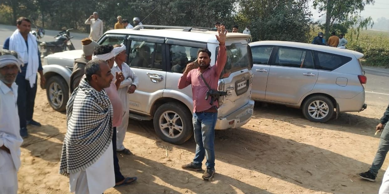 The miscreants who kidnapped the girl were chased by the Agra Police, caught in the sugarcane fields in Nidana