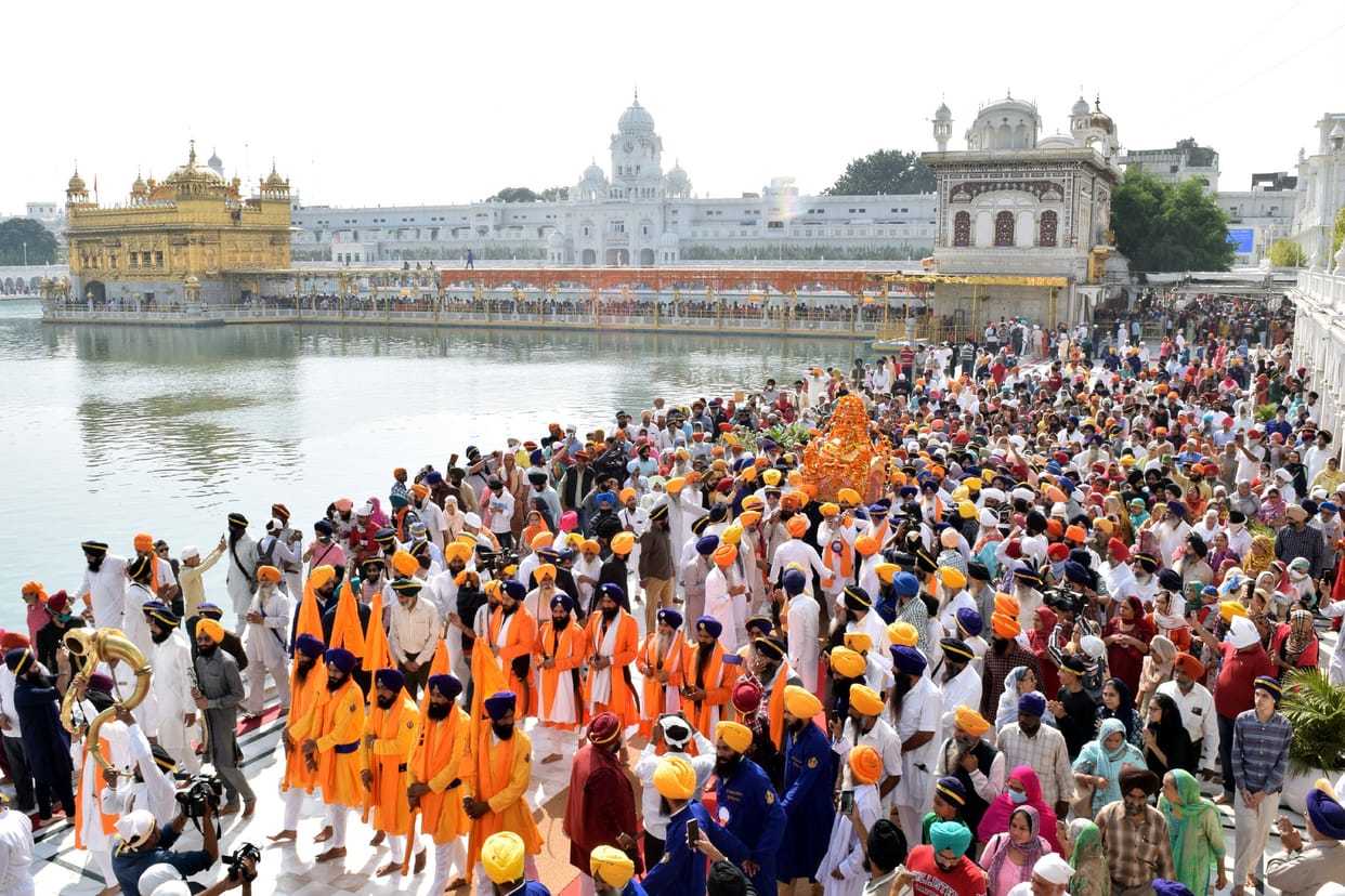 nagar kirtan in Amritsar