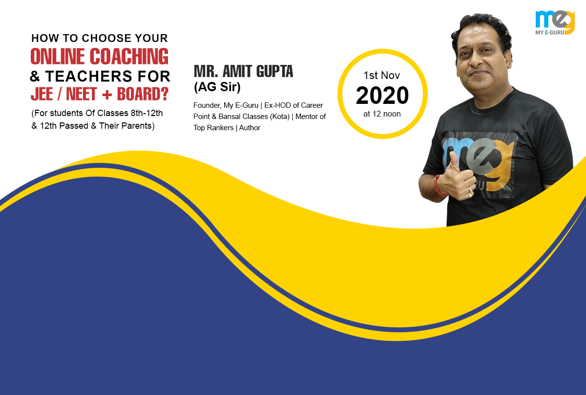 Join the webinar for best coaching for IIT JEE/ Neet Prepartion with safalta.com