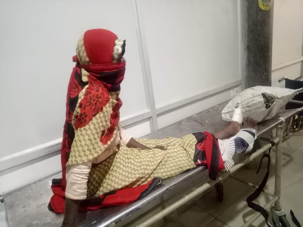 Three people injured including a girl child in accidents