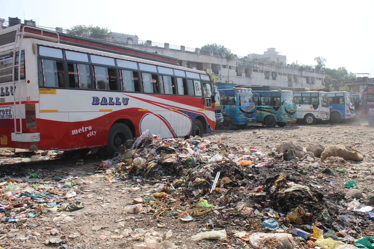 Swachh Bharat Abhiyan and jammu bus stop
