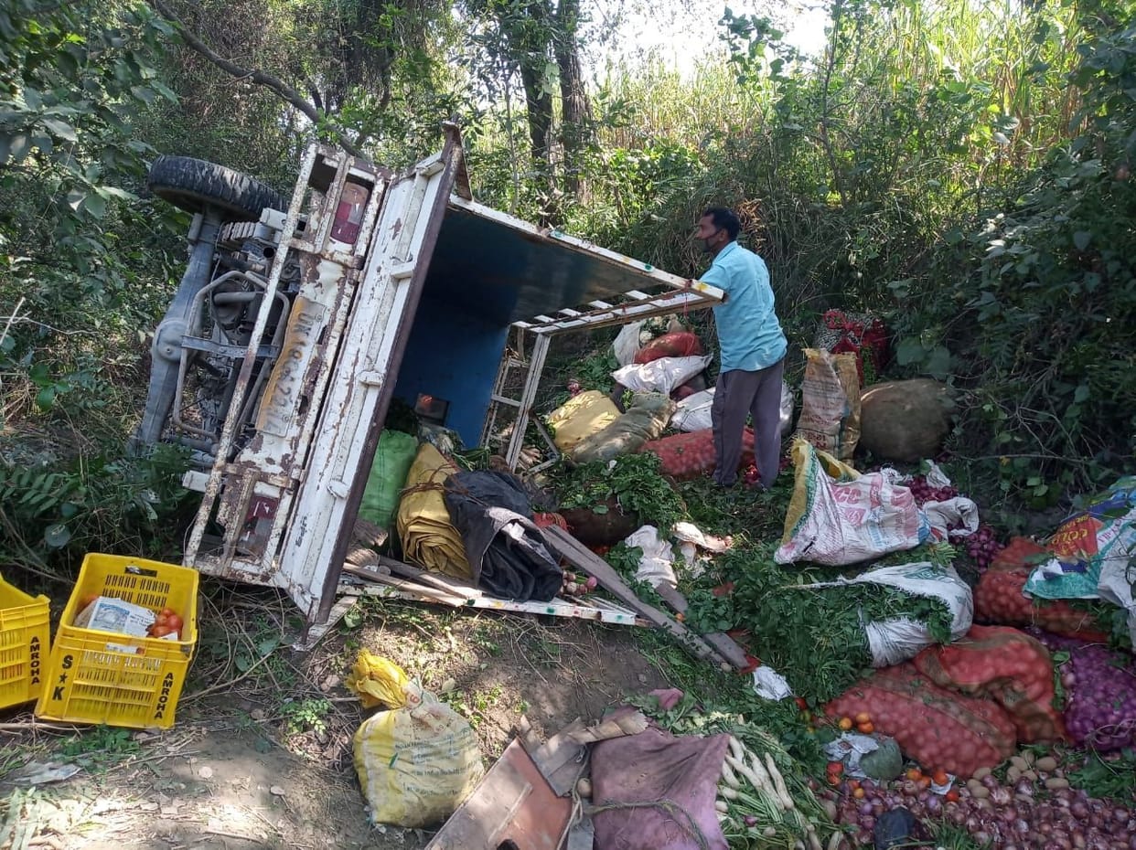 pickup Rams over Bike two Killed