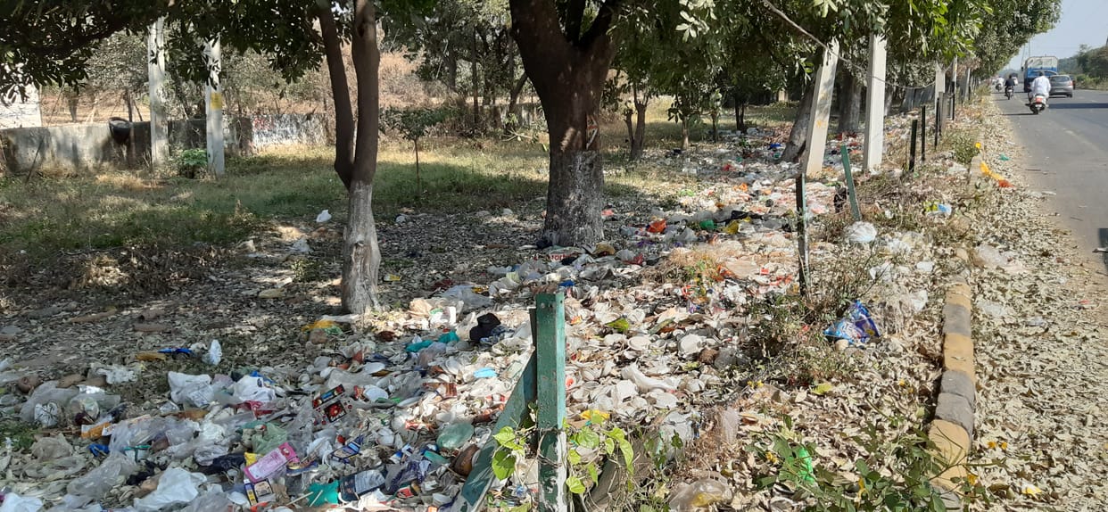 Garbage dumping station becomes green belt of sectors, greening is over