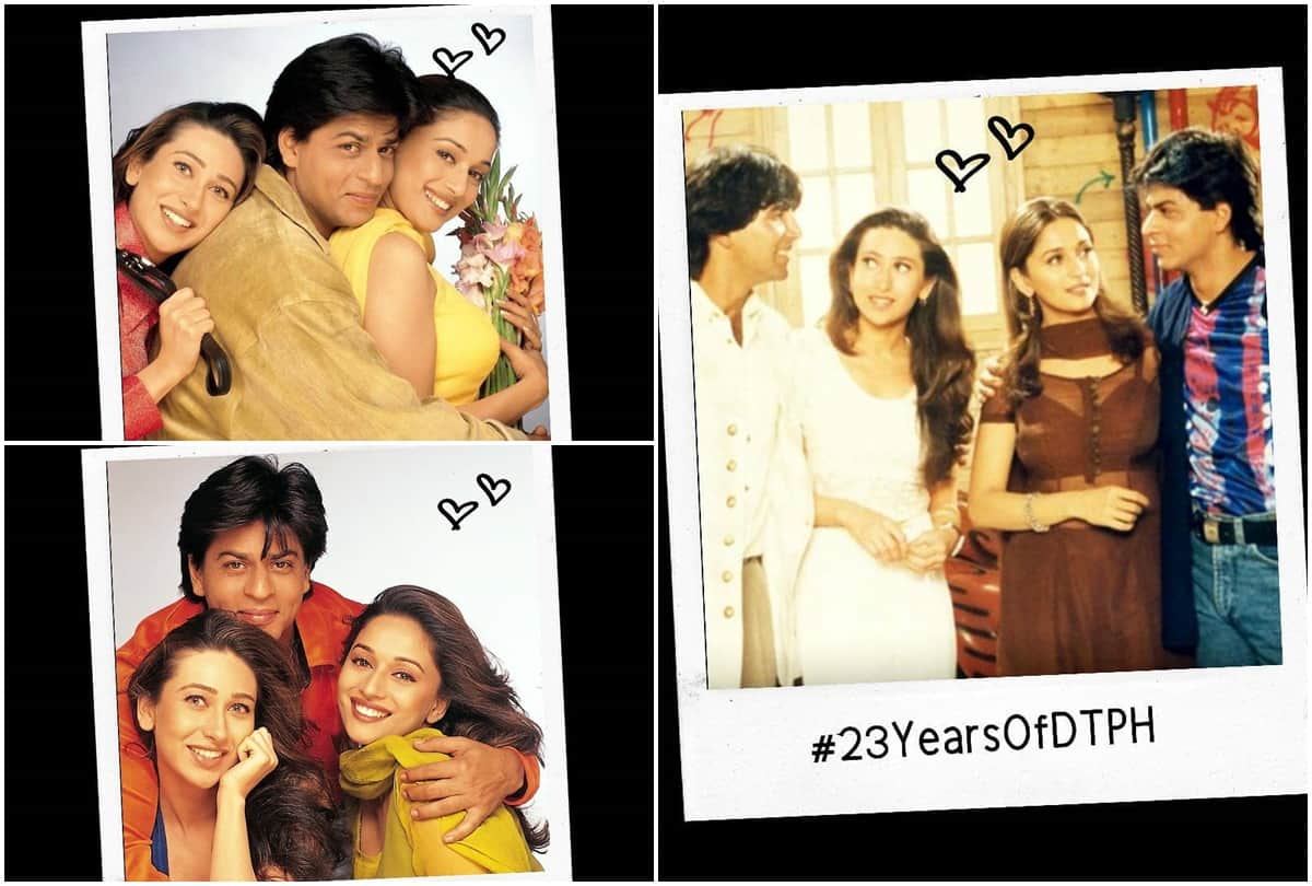 Madhuri Dixit Share Post On 23 Years Of Dil Toh Pagal Hai Starring Shahrukh Khan Karisma Kapoor and Akshay Kumar