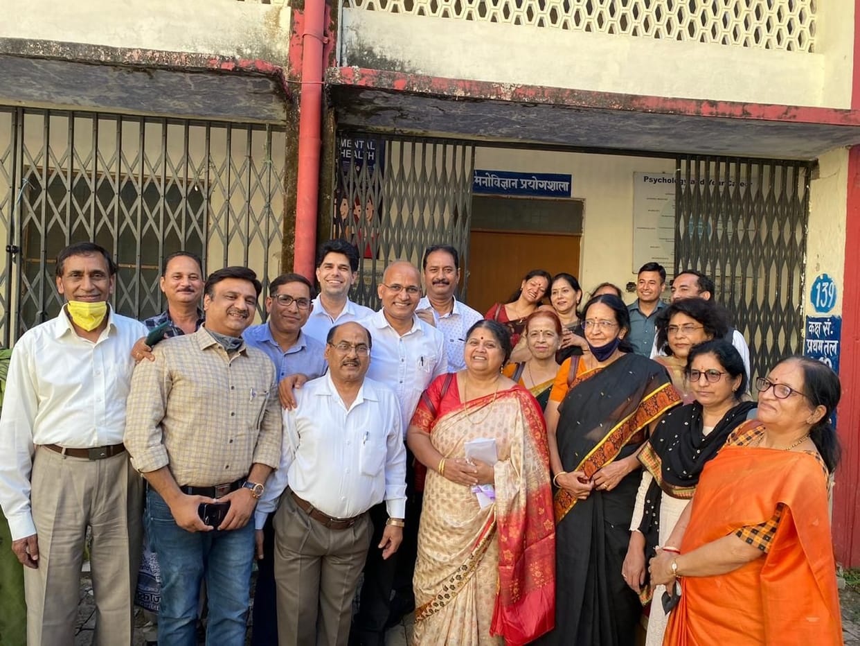 Dr. Bina Khanduri, Principal of MBPG College, retired, emotional farewell