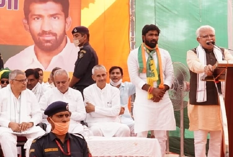 Baroda bye- election: Haryana CM Manohar lal attacks on Congress Party