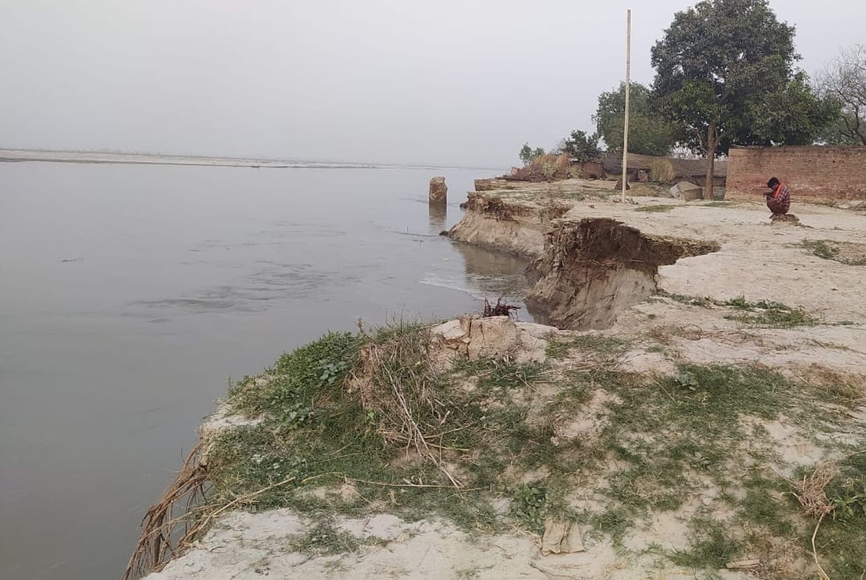 Increasing water level of Ganga, the fast