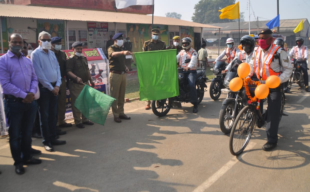 Traffic awareness rally flagged off