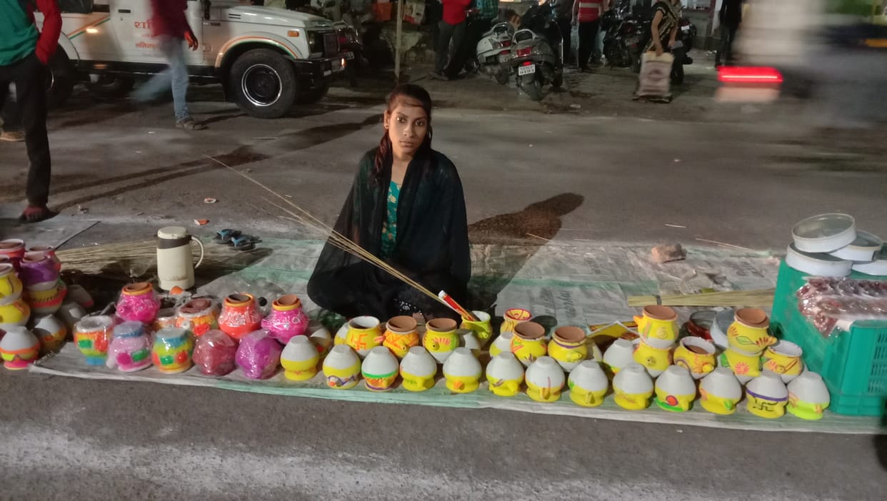 Karwa chouth decorate