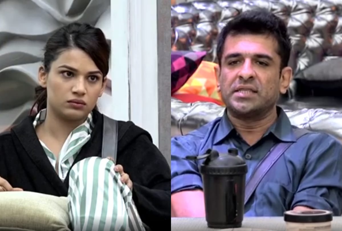 Bigg Boss 14 Naina Singh had fight with Eijaz Khan for cigarette packet