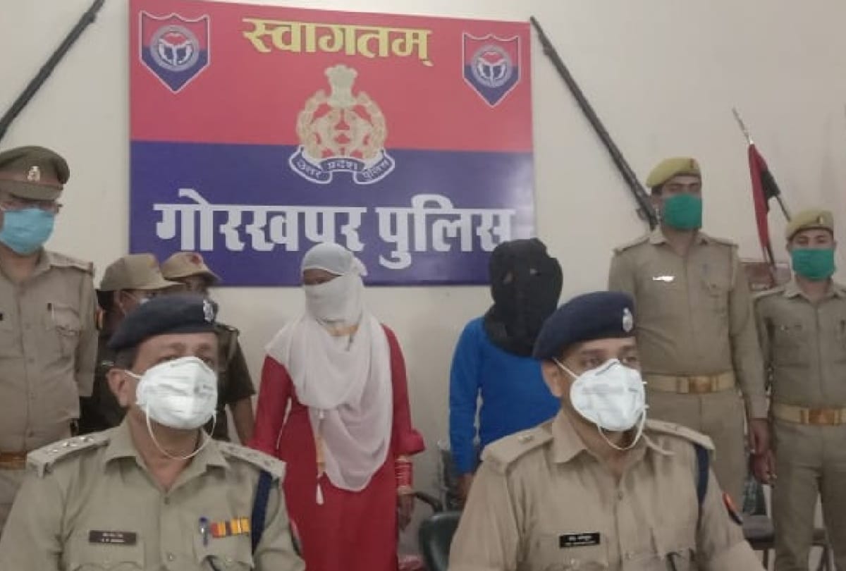 Gangster Geeta Tiwari and her partner Jasu arrested in gorakhpur