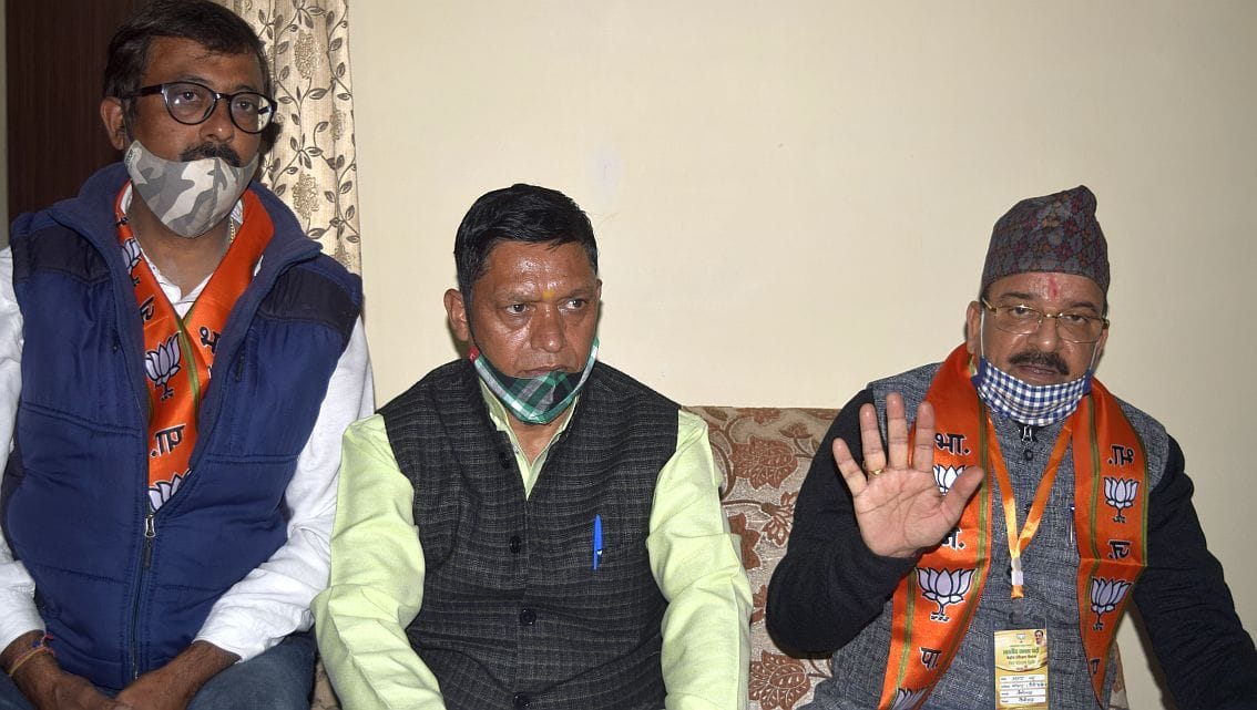 First for the BJP, then for the nation, then for the family, MP Ajay Bhatt did a press conference