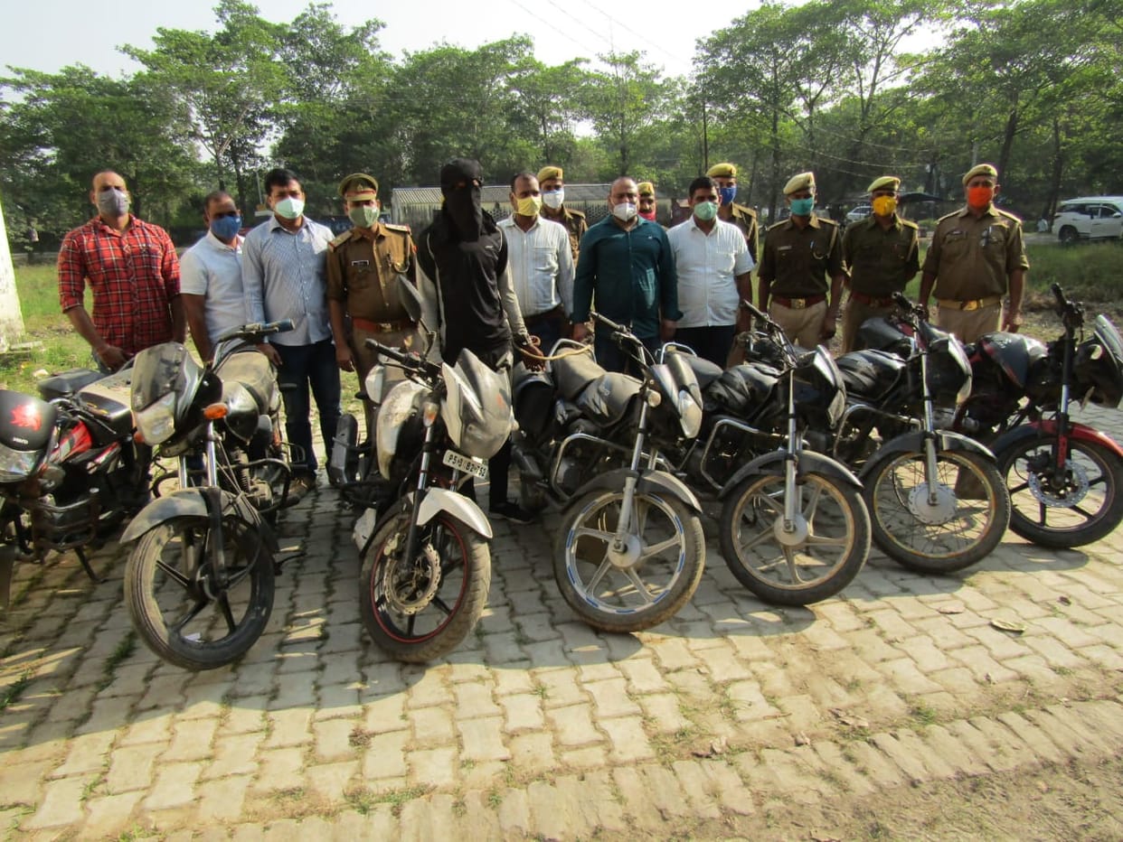 one arrested saven bikes recovered