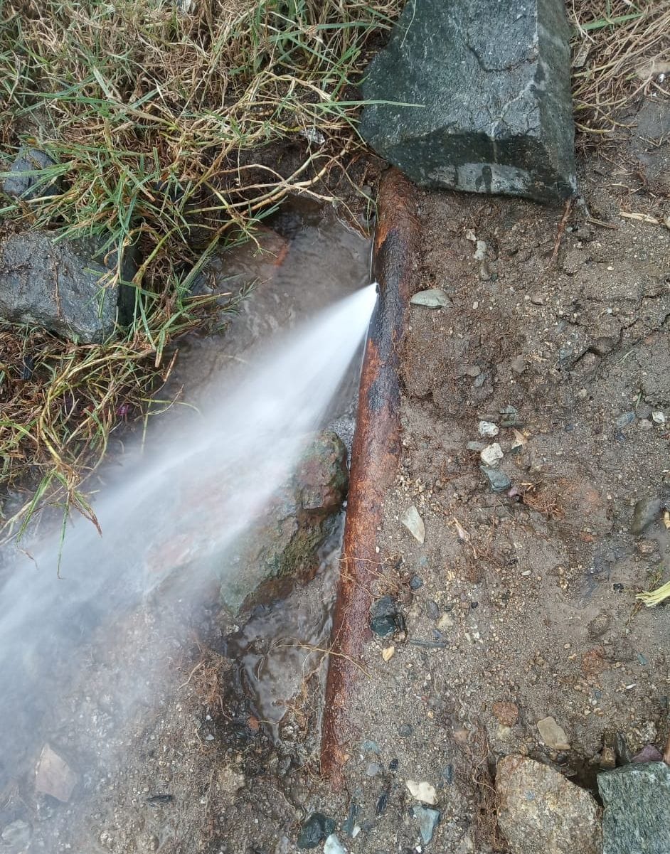 Drinking water scheme damaged near Kotwali