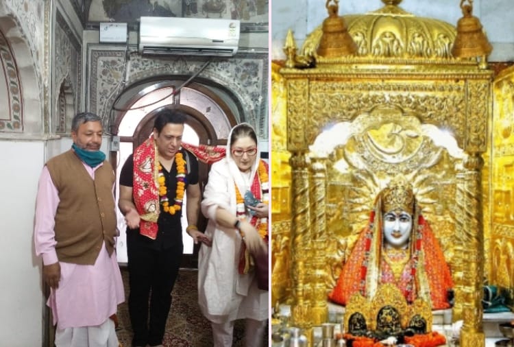 Film actor Govinda reached at Mata Mansa Devi Temple in Panchkula