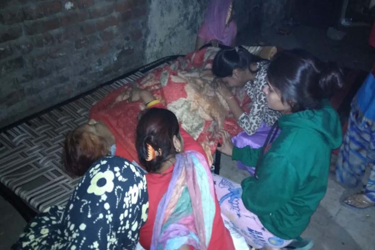 rucks over the death of old woman killed in Jaidevi Nagar, Meerut, six in custody