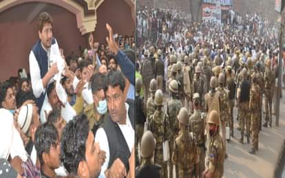Shamli News: SP MLA Nahid Hassan ruckus with supporters for seven hours in Kairana