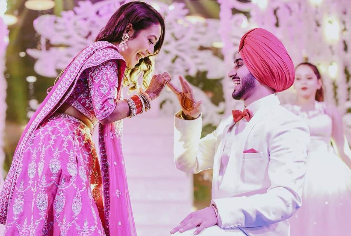 neha kakkar engagement look like by fans rather than copied wedding look
