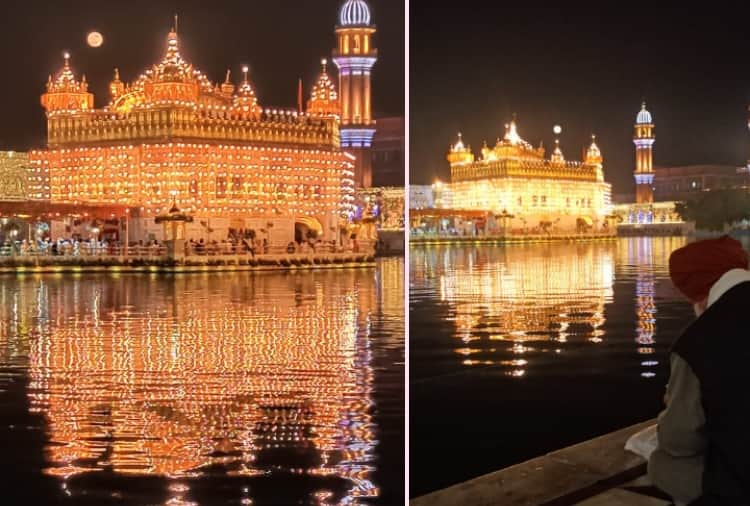 Sri Harmandir Sahib Illuminated On The Occasion Of Prakash Parv Of Sri Guru Ramdas Ji