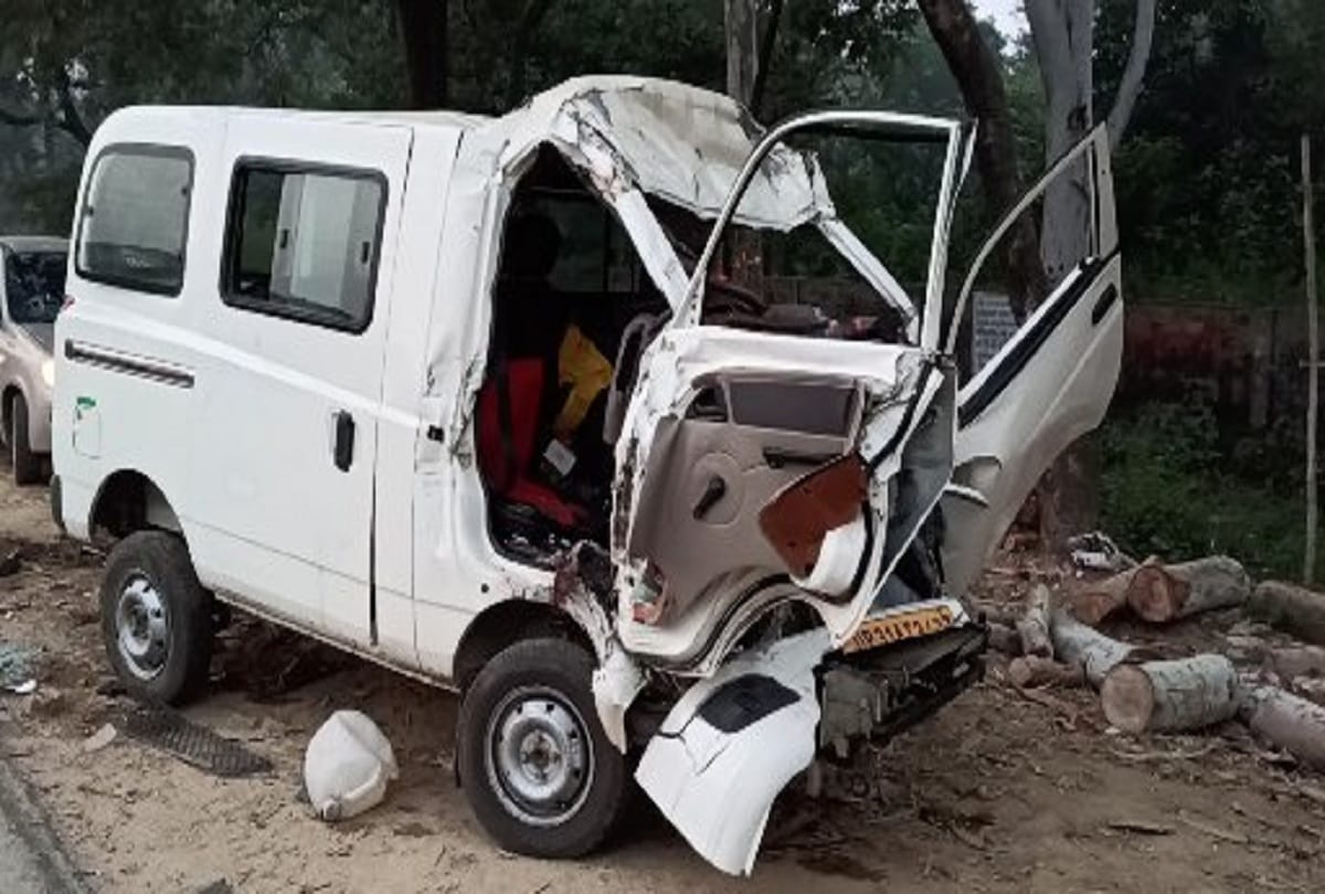 Bahraich road accident pilgrims agonize kept on road for four hours see photos
