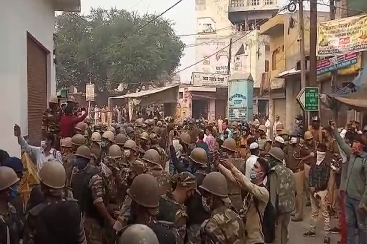 High security arrangements have been made to stop SP MLA Nahid Hasan in Kairana of Shamli