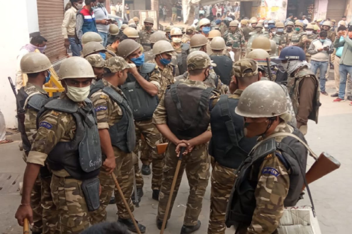 High security arrangements have been made to stop SP MLA Nahid Hasan in Kairana of Shamli
