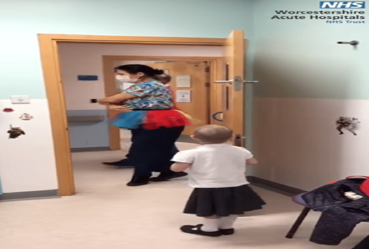 uk hospital staff members special ballet dance for 5 years old cancer patient video goes viral