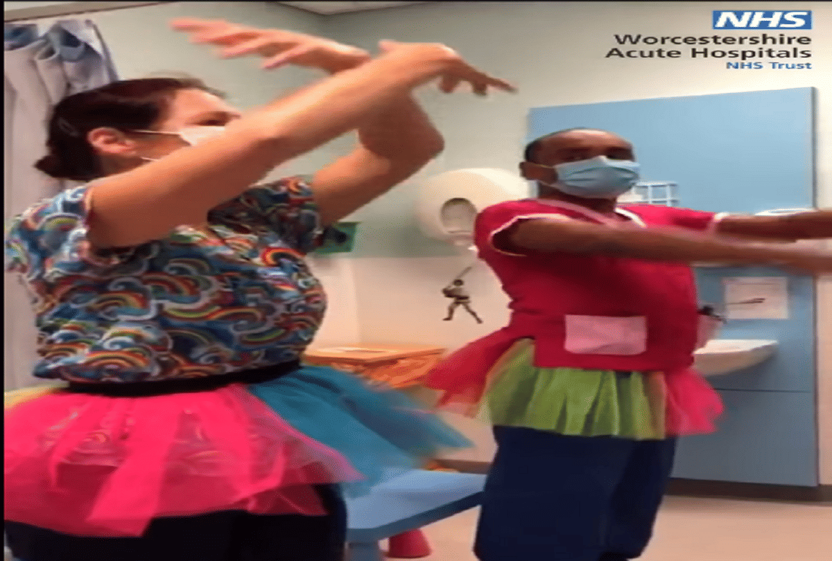 uk hospital staff members special ballet dance for 5 years old cancer patient video goes viral