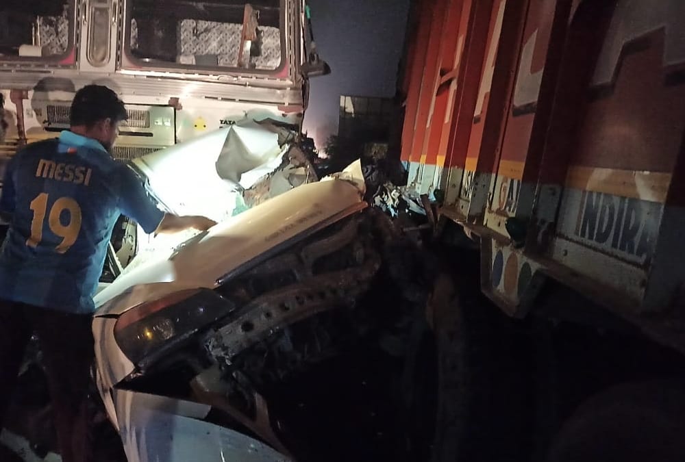 Four died in an accident in masauli thana kshetra in Barabanki.