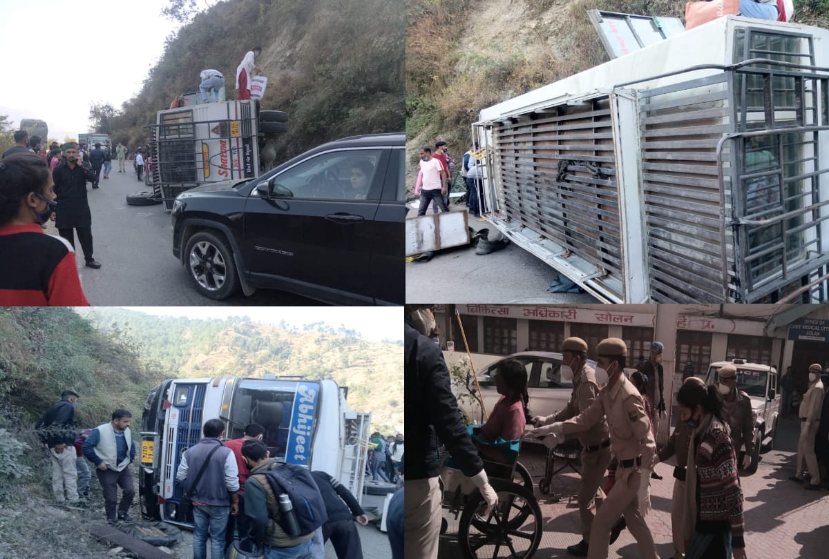 private bus accident in solan himachal pradesh