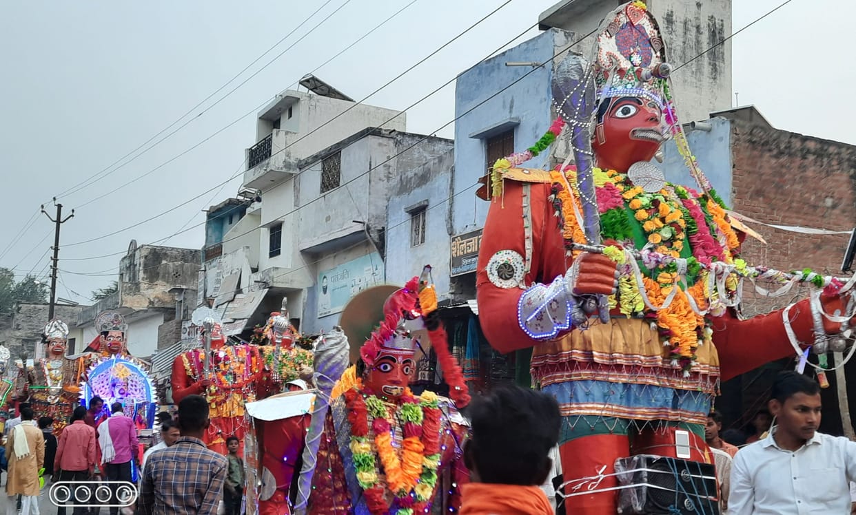 Dushanan's ego ends with Shri Ram's arrow in Fatehpur