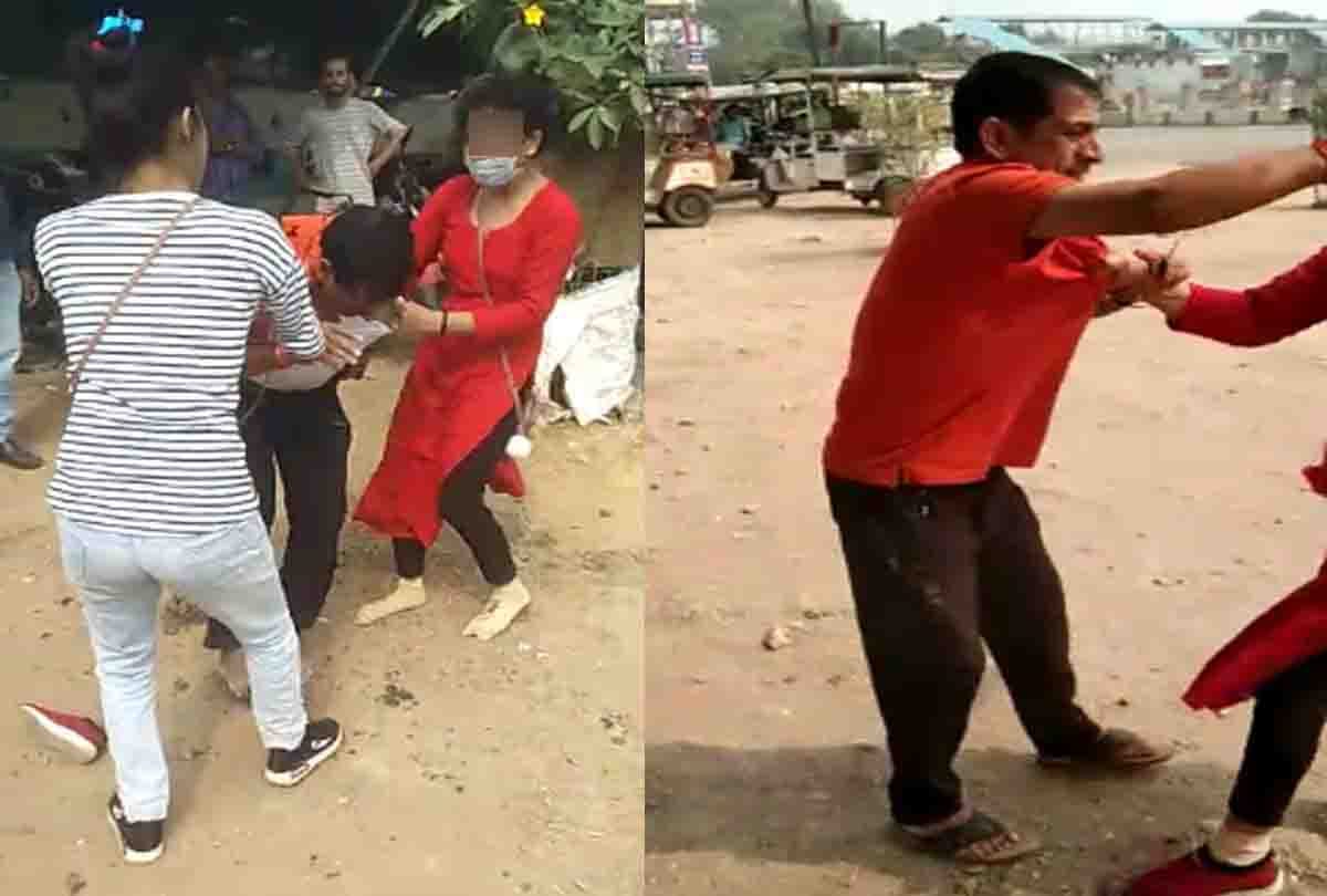 UP: Young women who beat Congress district president with shoes told he used to say disgusting things over phone