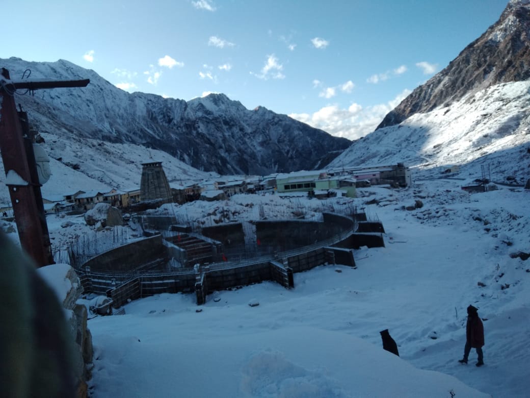 Uttarakhand Kedarnath Weather News : snowfall in kedarnath today