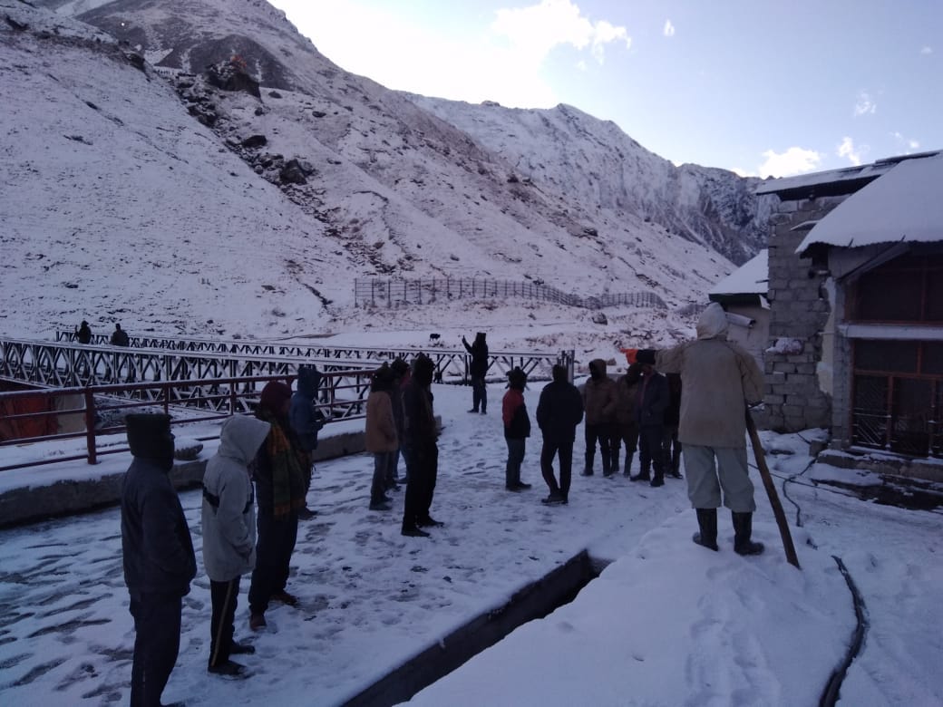 Uttarakhand Kedarnath Weather News : snowfall in kedarnath today