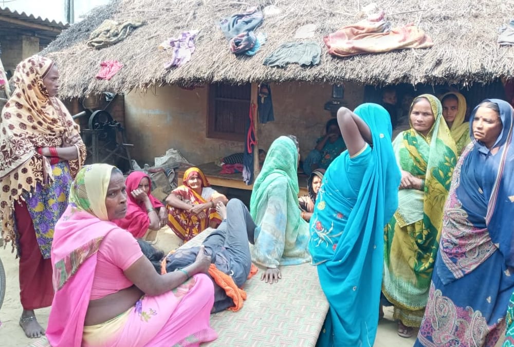 A woman attacked on her brother in law in Sultanpur.