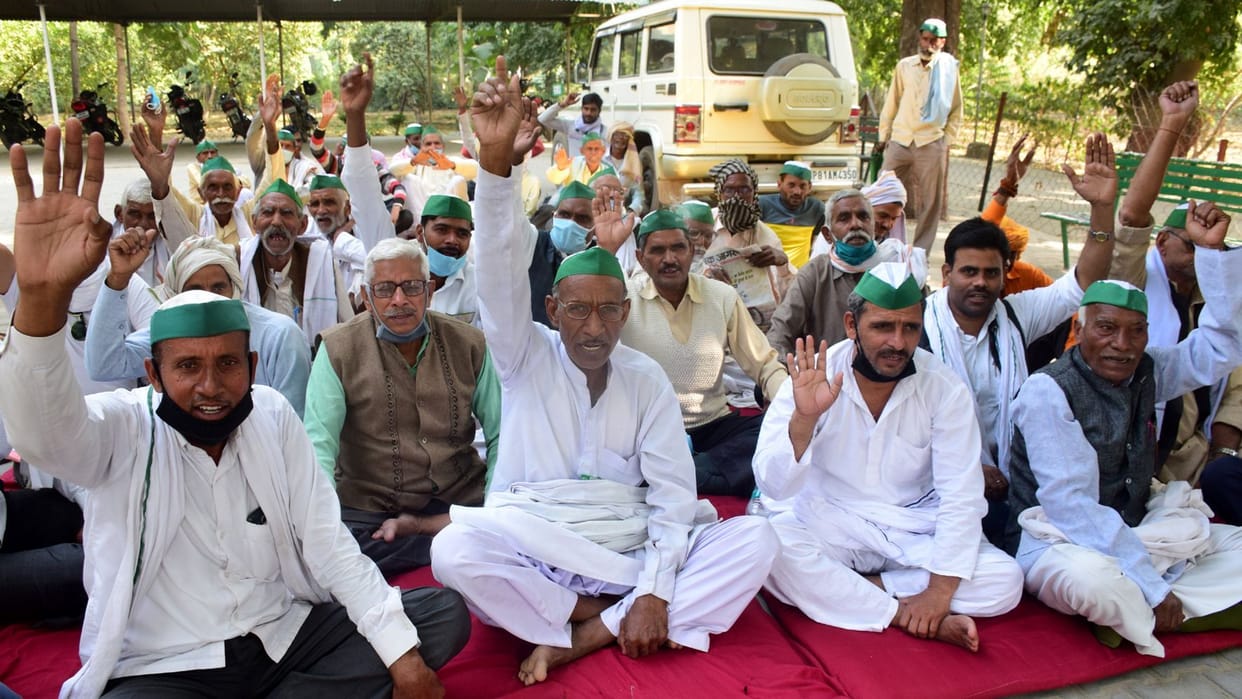 Indian Farmers Union strike Continue