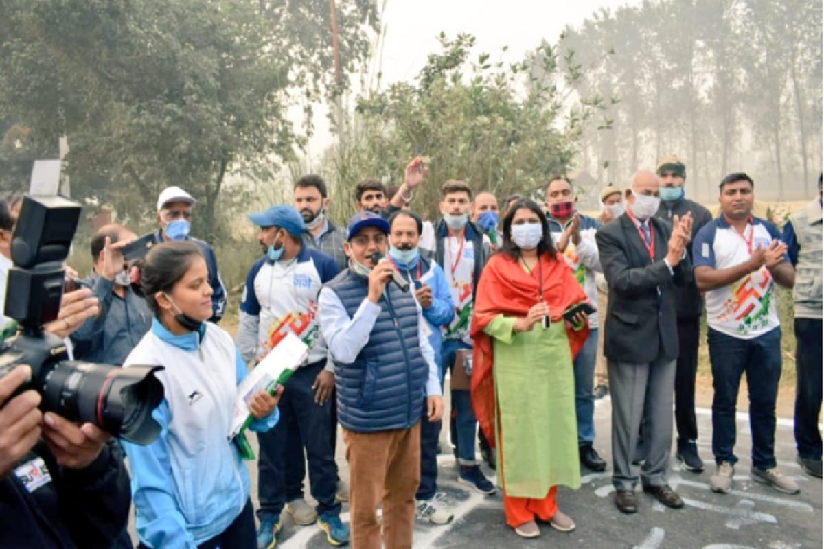 Ganga Utsav, Marathon race organized on Ganga barrage in Bijnor