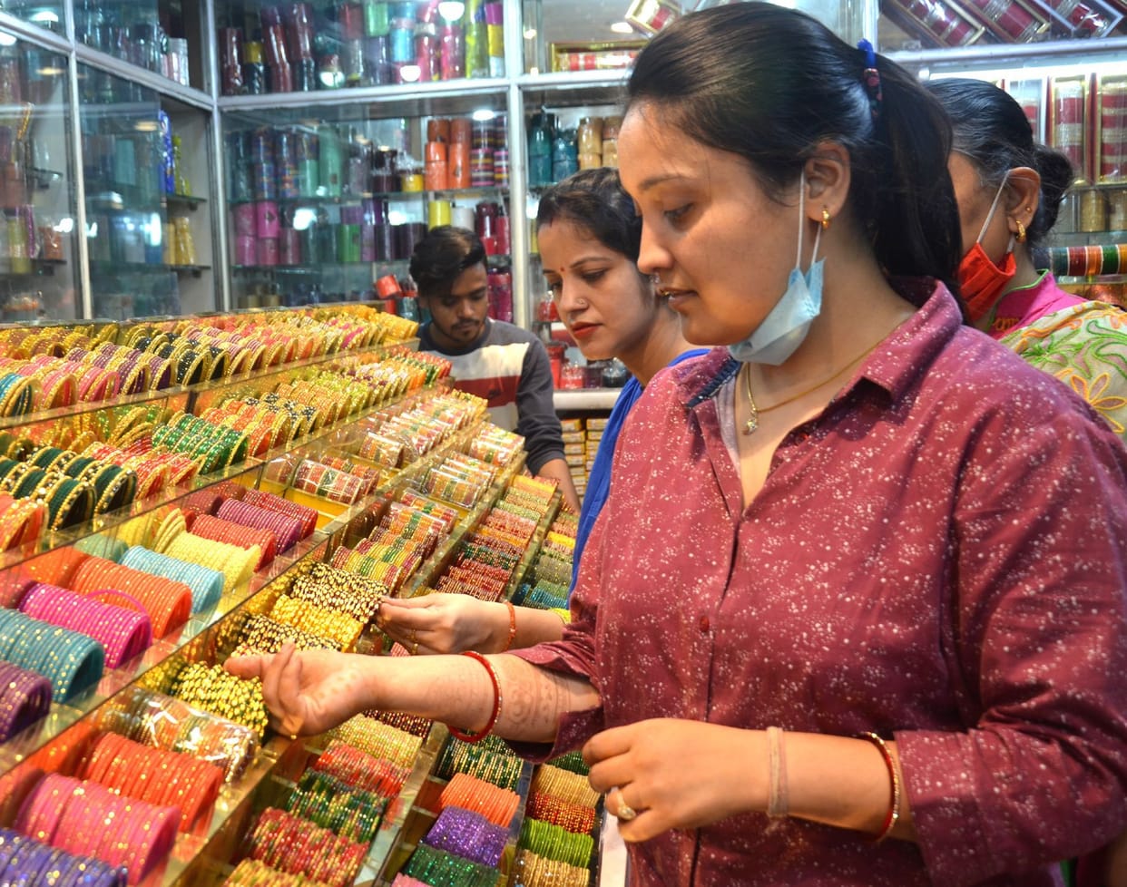 Today is Karvachauth,  Women's preparations complete