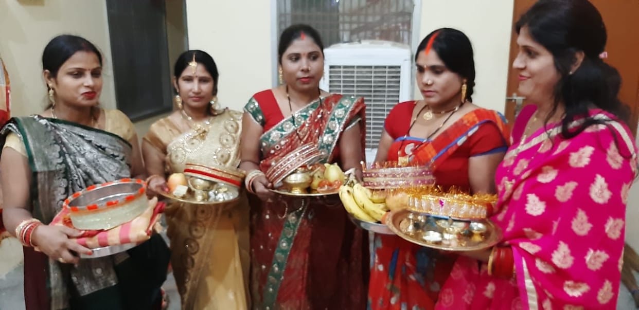 Karwachauth celebration in Gazipur