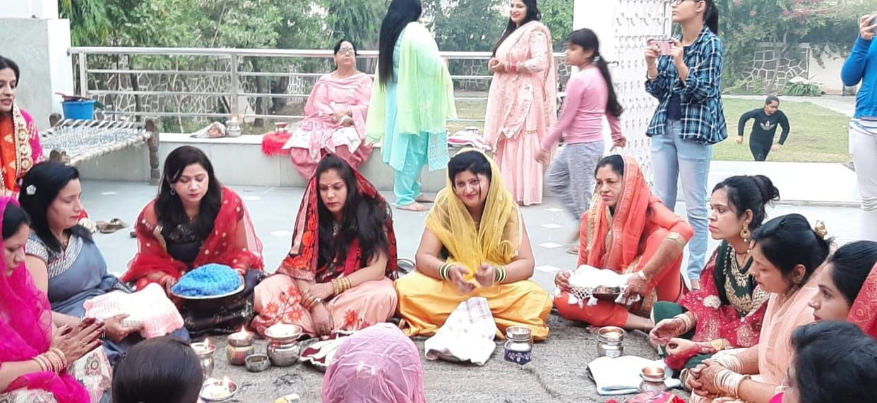 Karwachauth celebration in Nuh